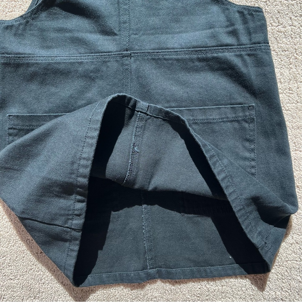 Pull&Bear Black Denim Overall Dress - Picture 11 of 14